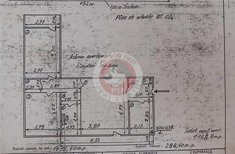 Pta Dr Taberei | Apartament 3 camere | 70mp | decomandat | B7950